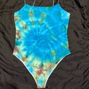 Tie-Dye Blue One Piece